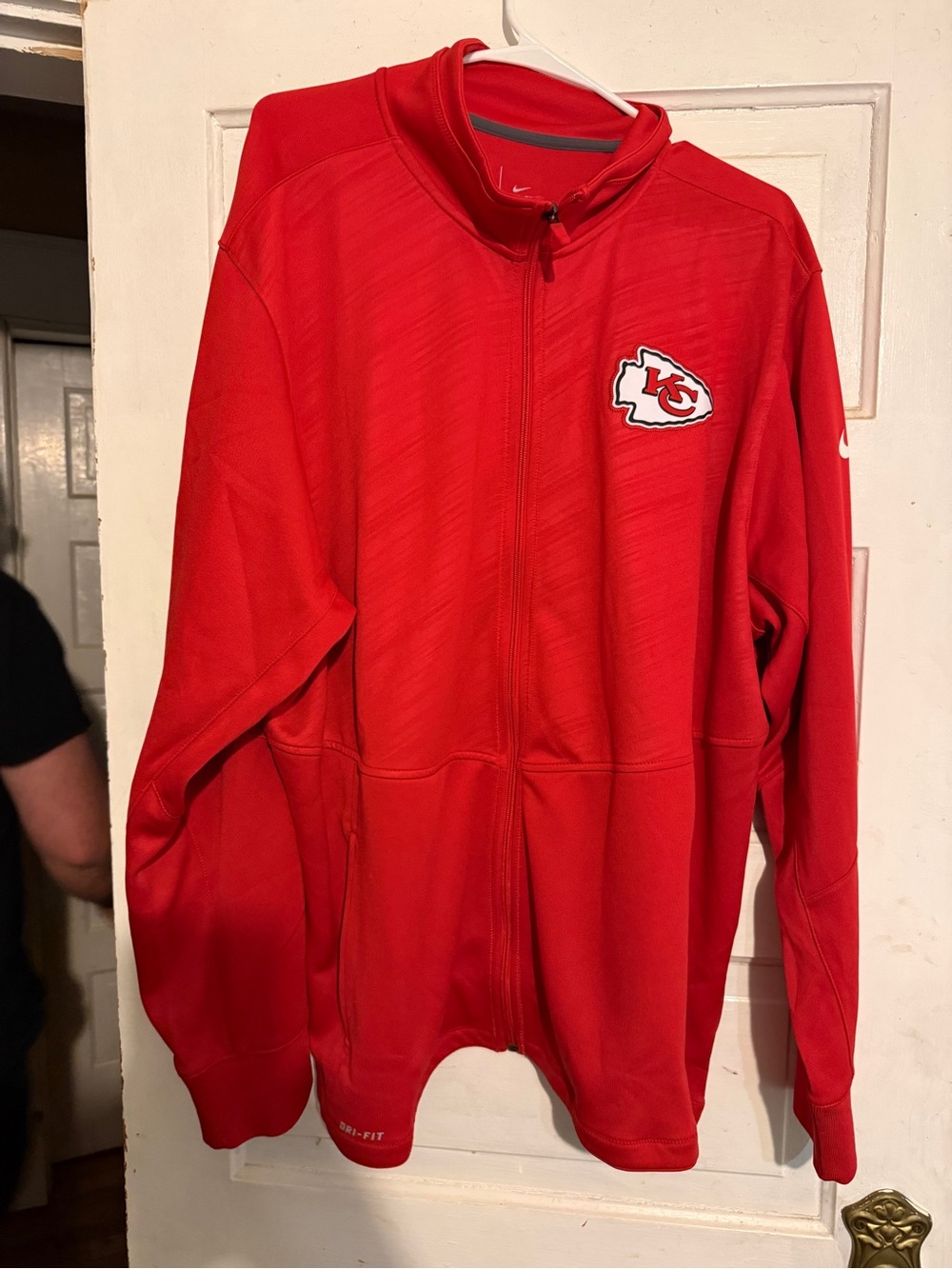 Nike Dri-FIT NFL Team Red Zip Jacket NEW no tag